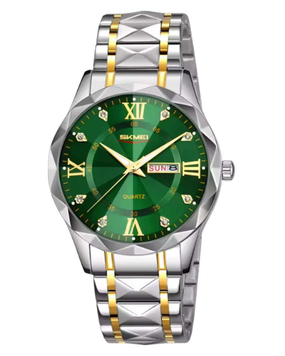 SKMEI 9369 M Plateado / verde