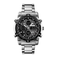 SKMEI 1389 M Silver_Black