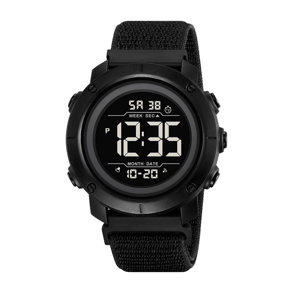 SKMEI 2497 M Black/Black-Nylon