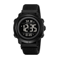 SKMEI 2497 M Black/Black-Nylon