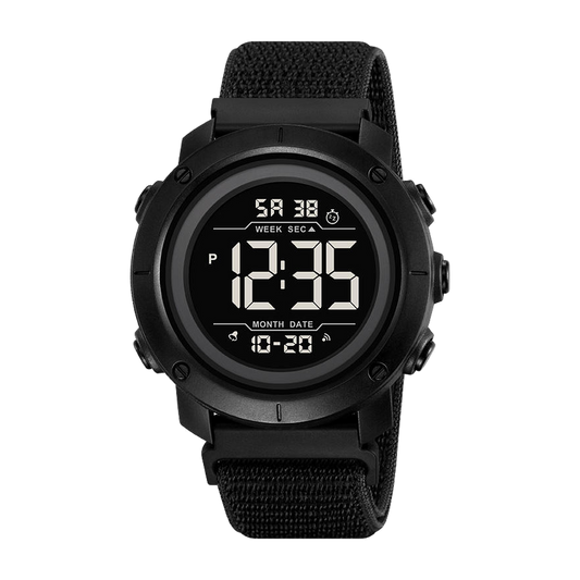 SKMEI 2497 M Black/Black-Nylon