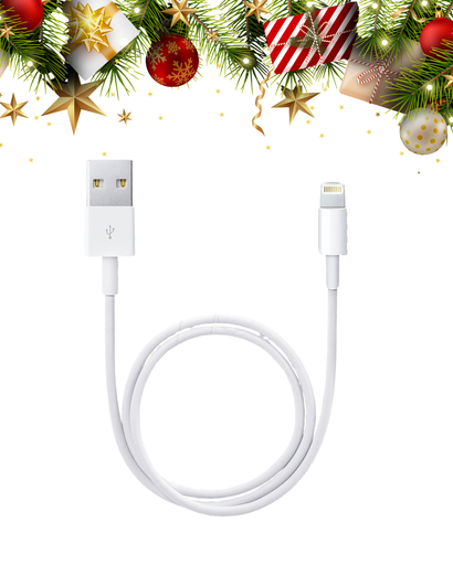 [CBL-USB-to-Lightning-Bl] Cable USB - Lightning