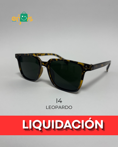 [I4-Leopardo-Ne-U] Lentes de sol I4